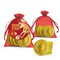 24 Pack Lucky Money Organza Bags Filled With Gold Chocolate Emperor Coins (5 Coins Per Bag) - Lunar New Year Celebration Favors For Wealth & Success (Year Of The Horse)